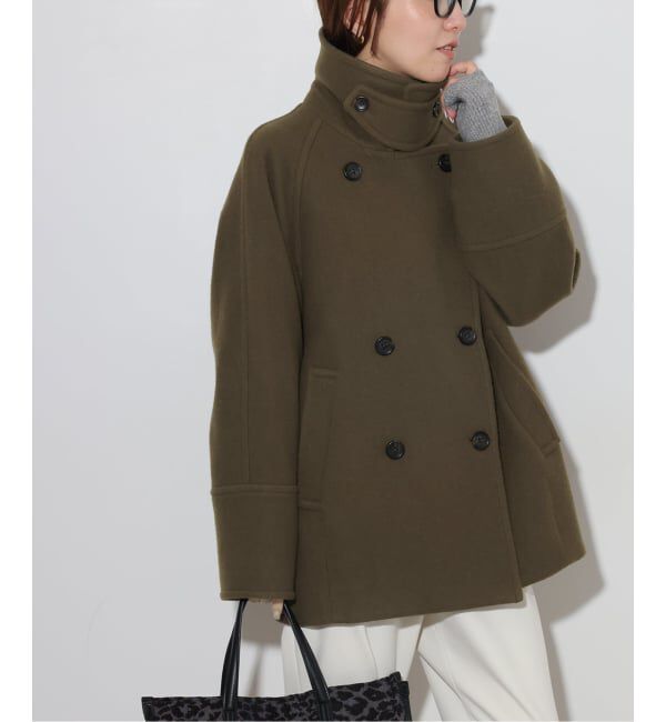 JOURNAL STANDARD relume「《予約》尾州ウールスーパー100スタンドPコート」|ピーコート|