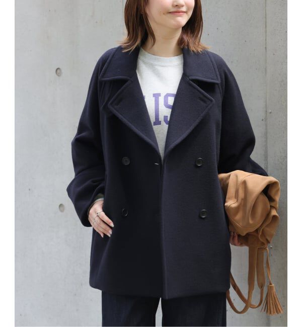 JOURNAL STANDARD relume「《予約》尾州ウールスーパー100スタンドPコート」|ピーコート|