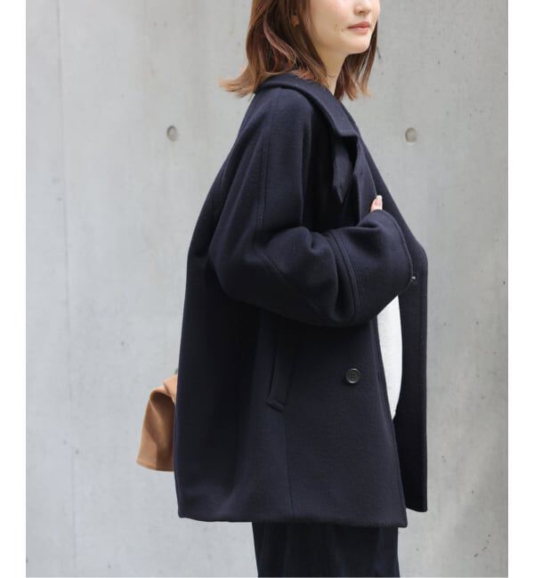 JOURNAL STANDARD relume「《予約》尾州ウールスーパー100スタンドPコート」|ピーコート|