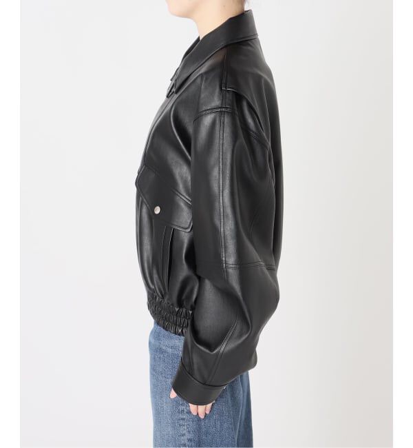 journal standard L'essage「《予約》DUNST/ダンスト UNISEX CROPPED ALTER-LEATHER BLOUSON ジャケット」|その他|