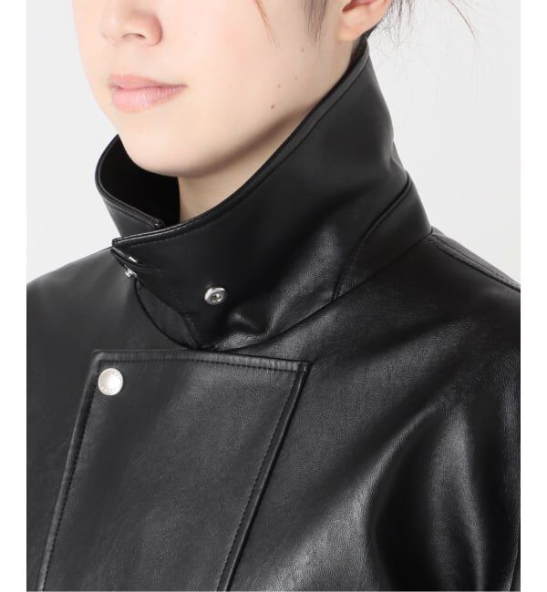 journal standard L'essage「《予約》DUNST/ダンスト UNISEX CROPPED ALTER-LEATHER BLOUSON ジャケット」|その他|