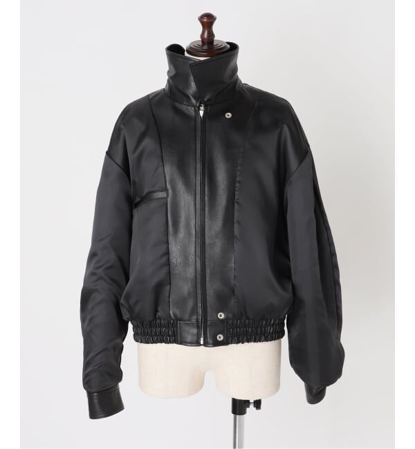 journal standard L'essage「《予約》DUNST/ダンスト UNISEX CROPPED ALTER-LEATHER BLOUSON ジャケット」|その他|