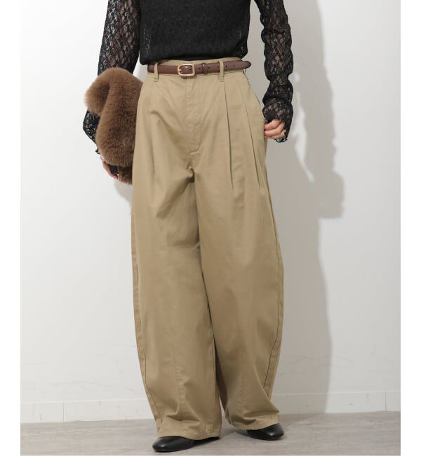 JOURNAL STANDARD relume「《予約》2タックバレルレッグコットンパンツ」|その他|
