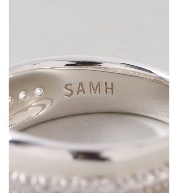 Spick and Span「《予約》【SAMH by LILAS】ホワイトトパーズラインリング SV」|リング|