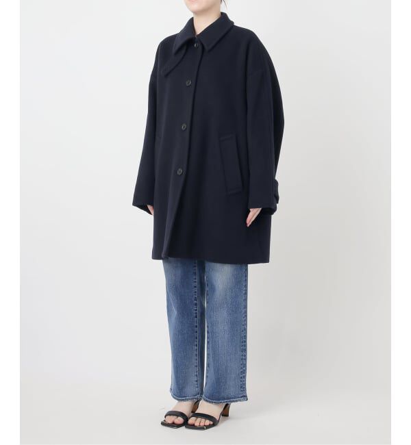 Spick and Span「《予約》160Sビーバーハーフコート」|ステンカラーコート|