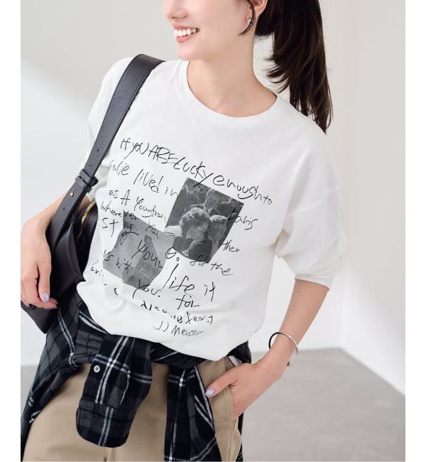 FRAMeWORK「≪予約≫J.J.Mercer / ジェイジェイマーサー 別注フォトT PARIS」|Tシャツ・カットソー|ホワイト