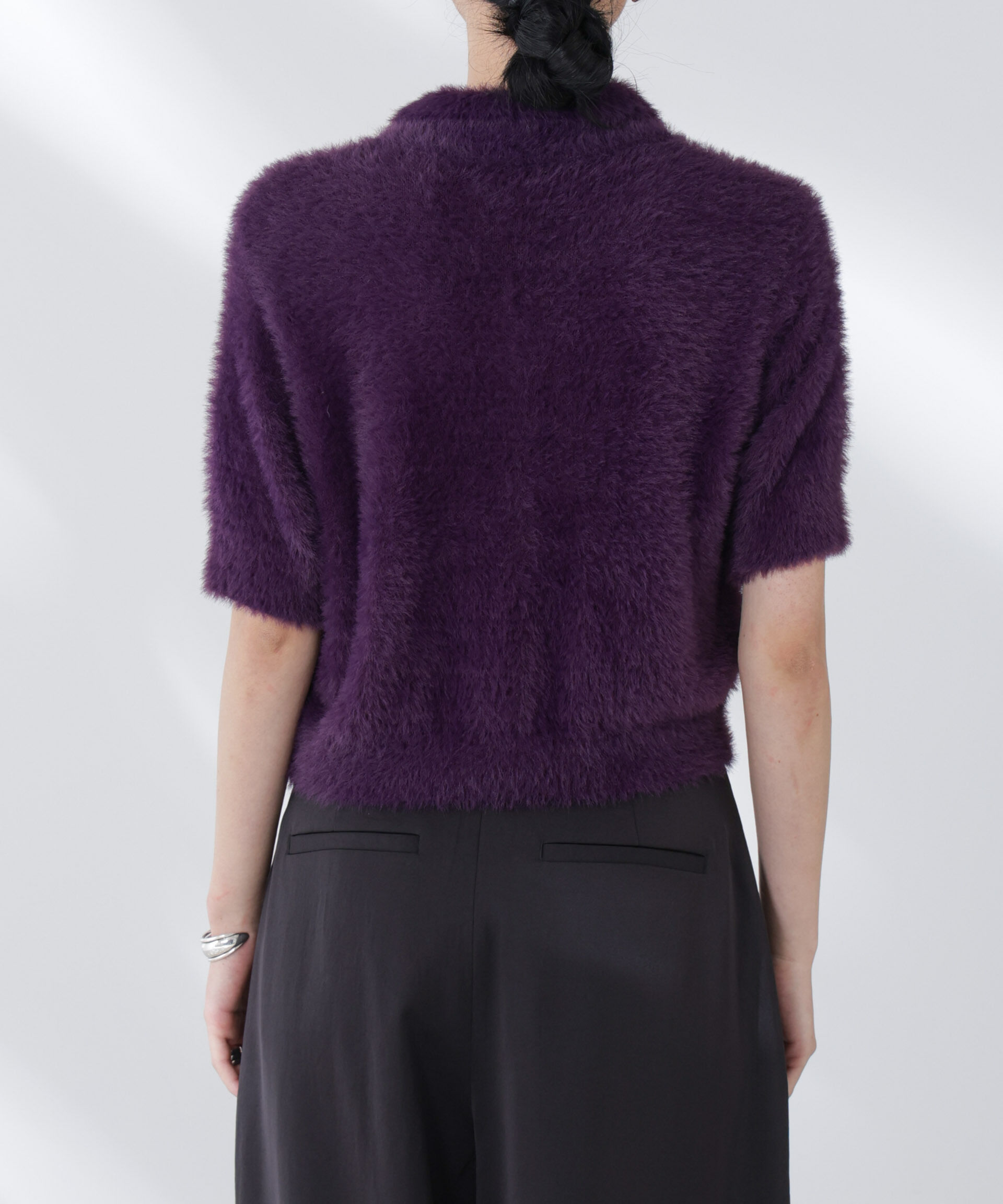 nano･universe「BAUM UND PFERDGARTEN/Furry Knit カーディガン」|ニット・セーター|