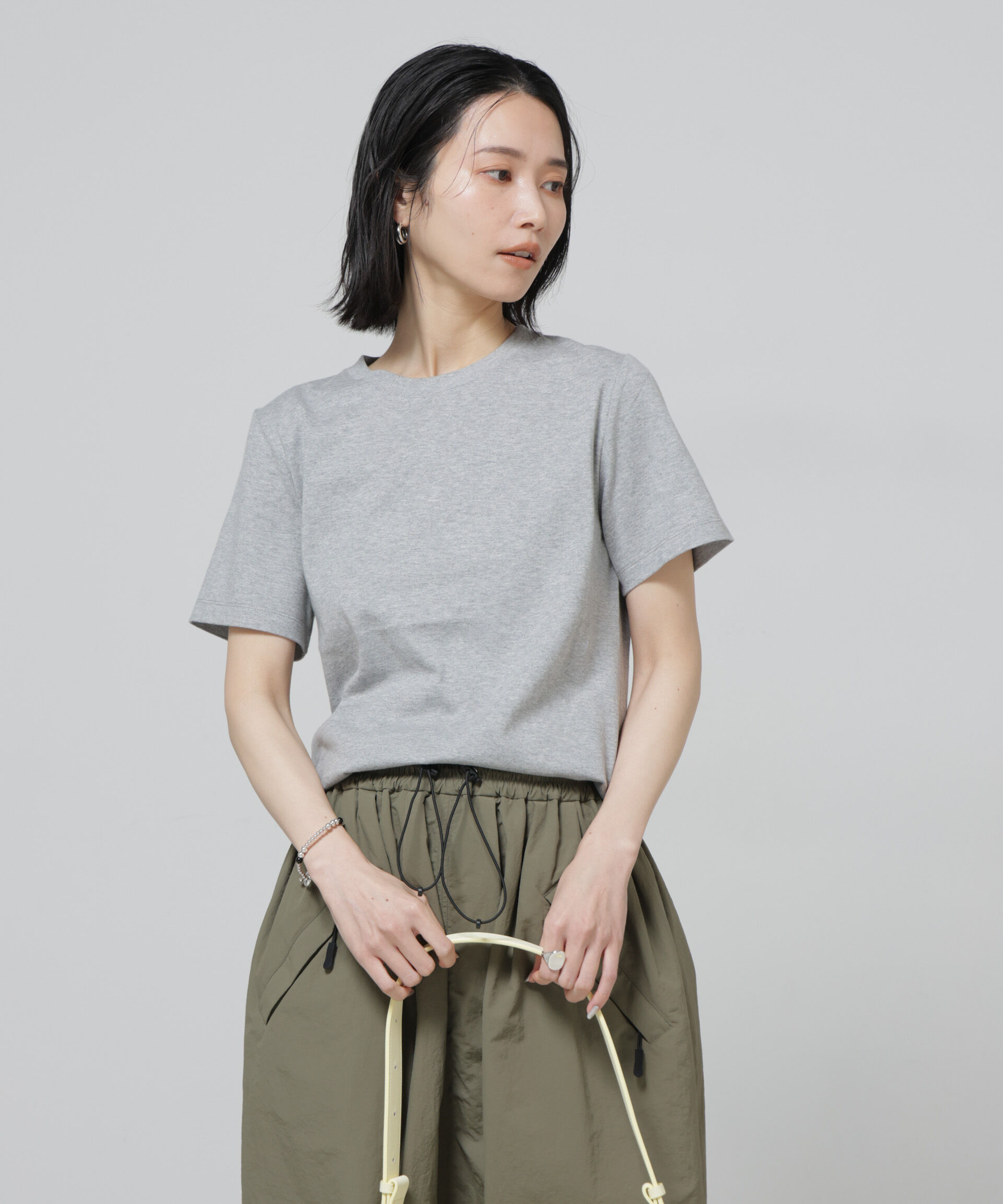 NANO universe「〈追加〉Anti Soaked(R) 汗染み防止クルーネックTシャツ」|Tシャツ・カットソー|
