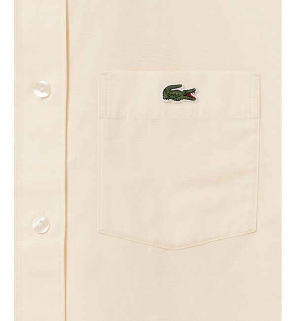 LACOSTE「ドライタッチ クロップ ハーフスリーブシャツ」|シャツ・ブラウス|
