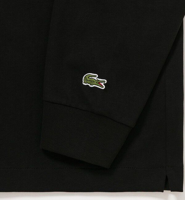 LACOSTE「ネーム&ワニロゴグラフィック長袖Tシャツ」|Tシャツ・カットソー|
