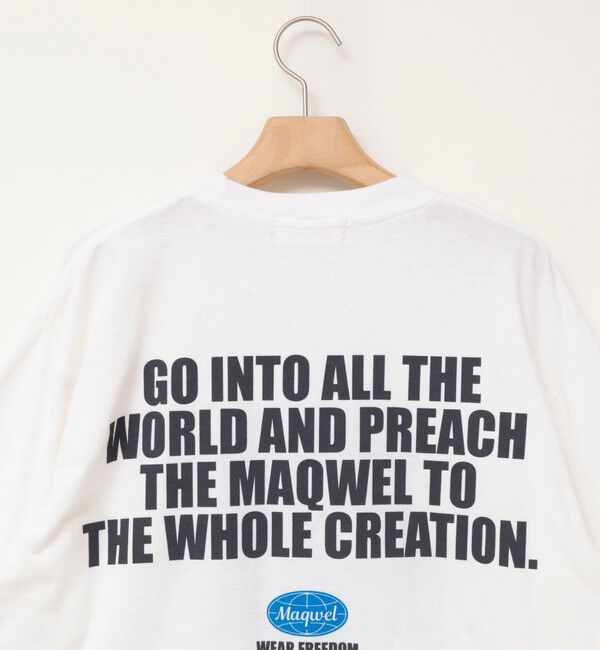 MAQWEL「【MAQWEL/マクウェル】ウォッシャブルEARTHガーメントダイロングスリーブ」|Tシャツ・カットソー|