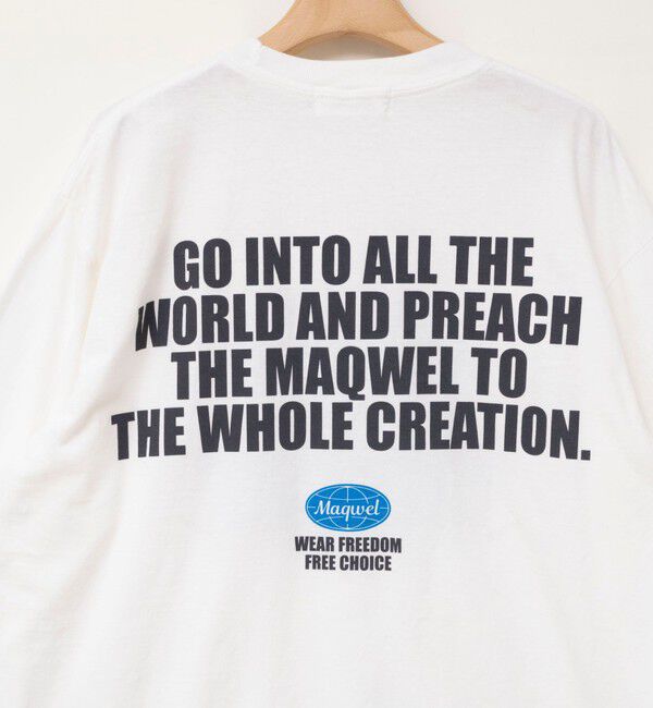 MAQWEL「【MAQWEL/マクウェル】ウォッシャブルEARTHガーメントダイロングスリーブ」|Tシャツ・カットソー|