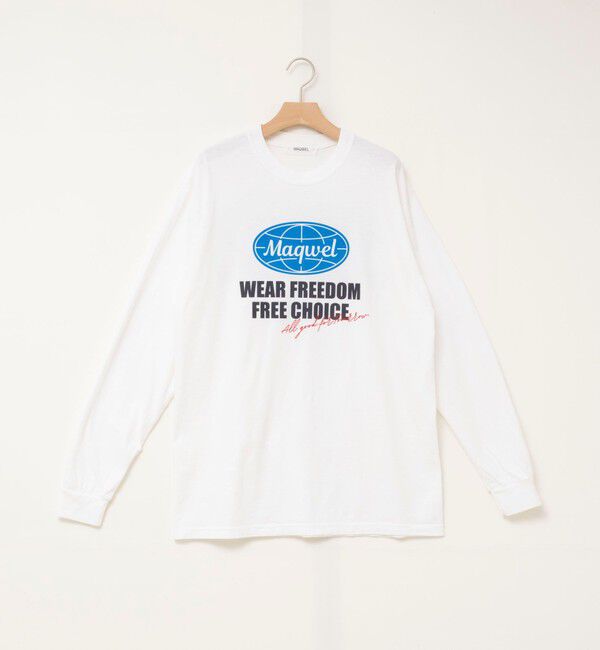 MAQWEL「【MAQWEL/マクウェル】ウォッシャブルEARTHガーメントダイロングスリーブ」|Tシャツ・カットソー|