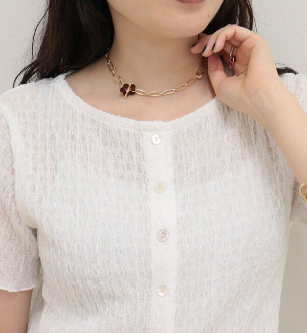 fredy emue「カラーフラワーマンテルネックレス」|ネックレス|