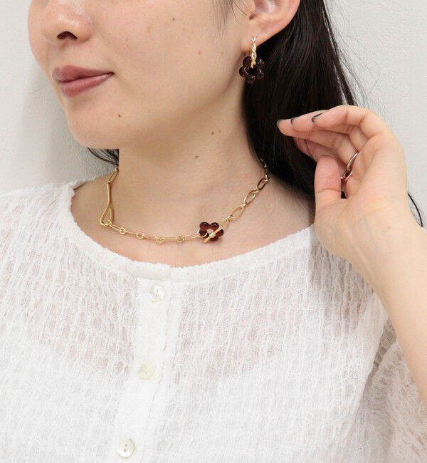 fredy emue「カラーフラワーマンテルネックレス」|ネックレス|