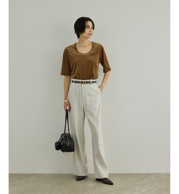 SALON adam et rope'「【W S（ドゥーブル）】ミドルヒールレザーミュール」|その他|