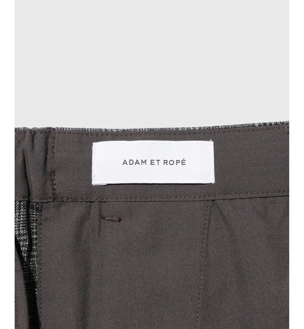 ADAM ET ROPE'「ｸﾗｼｯｸﾊﾟﾀｰﾝ ｳｰｽﾃｯﾄﾞ ｽﾄﾚｰﾄｽﾗｯｸｽ」|スラックス|
