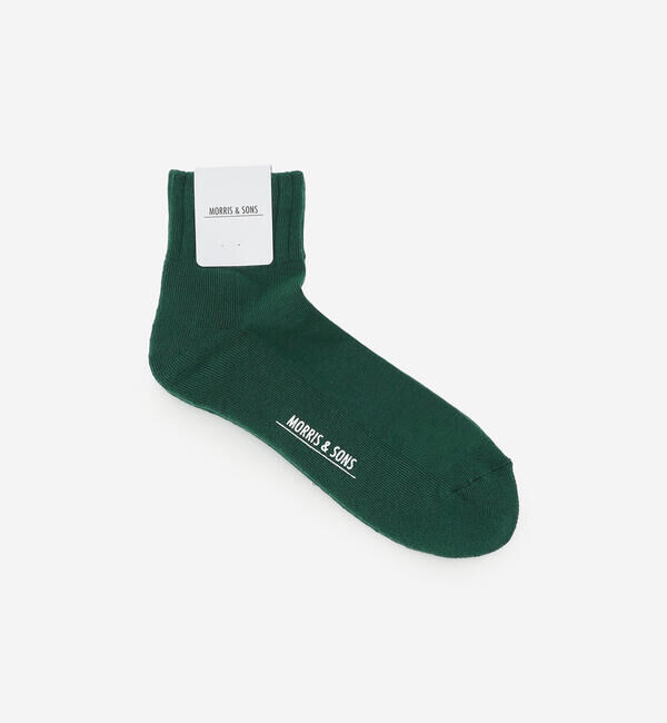 Morris & Sons「MORRIS & SONS | ショートソックス MEN」|ソックス|GREEN