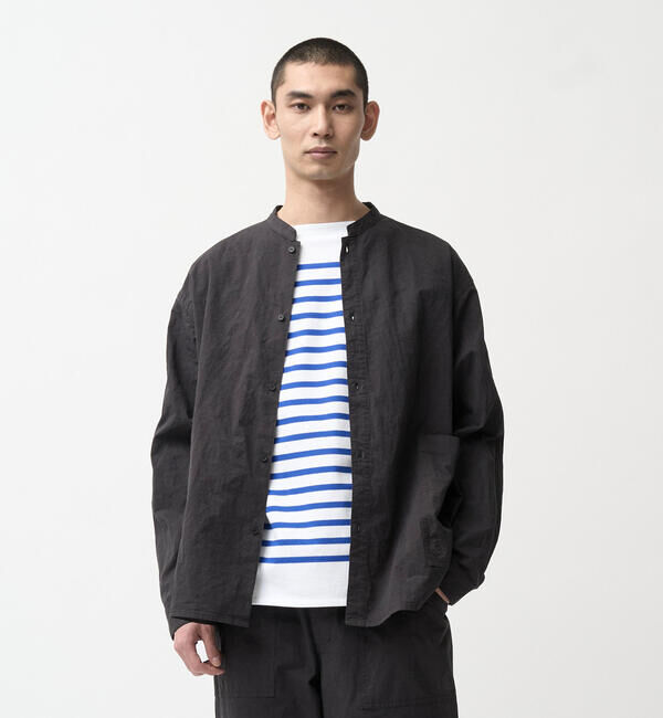 ORCIVAL「ORCIVAL | コットンツイル スタンドカラー長袖シャツ MEN」|シャツ・ブラウス|