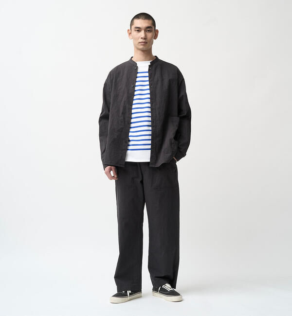 ORCIVAL「ORCIVAL | コットンツイル スタンドカラー長袖シャツ MEN」|シャツ・ブラウス|