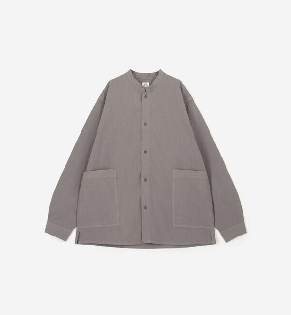 ORCIVAL「ORCIVAL | コットンツイル スタンドカラー長袖シャツ WOMEN」|シャツ・ブラウス|TAUPE