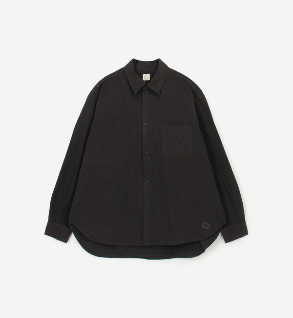 ORCIVAL「ORCIVAL | コットンツイル レギュラーカラー長袖 シャツ MEN」|シャツ・ブラウス|BLACK