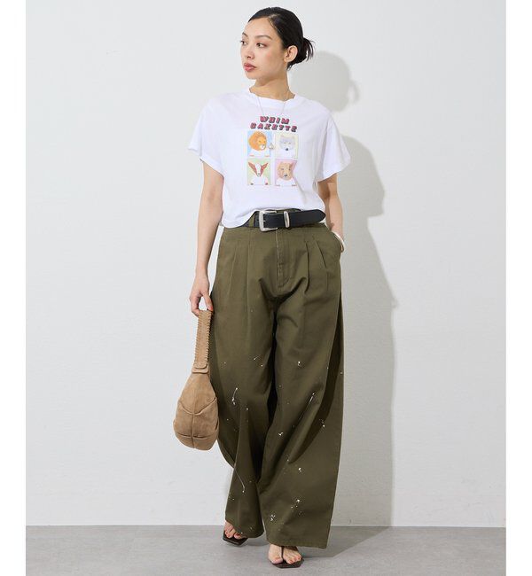  「【UNFORTUNATE PORTRAIT】別注WHIM CROP TEE」|Tシャツ・カットソー|