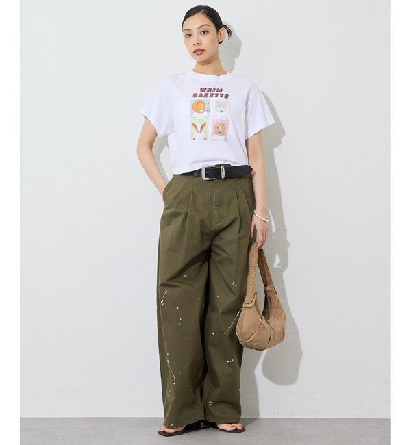  「【UNFORTUNATE PORTRAIT】別注WHIM CROP TEE」|Tシャツ・カットソー|