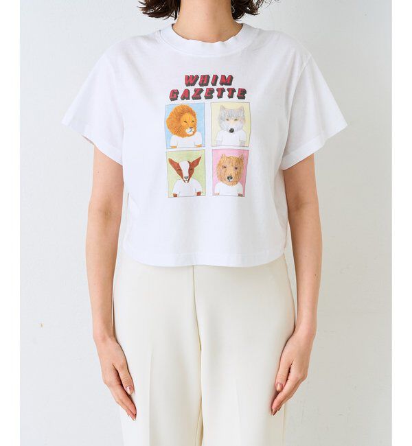  「【UNFORTUNATE PORTRAIT】別注WHIM CROP TEE」|Tシャツ・カットソー|