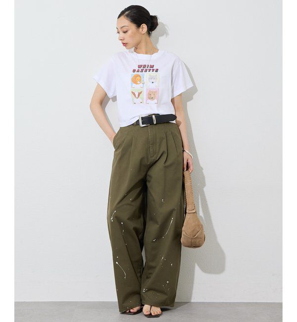  「【UNFORTUNATE PORTRAIT】別注WHIM CROP TEE」|Tシャツ・カットソー|