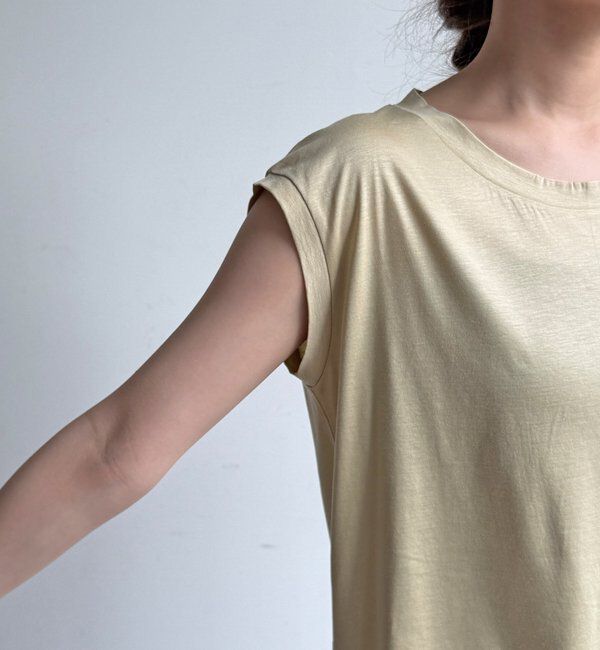  「【接触冷感】リヨセル混フレンチプルオーバー」|Tシャツ・カットソー|