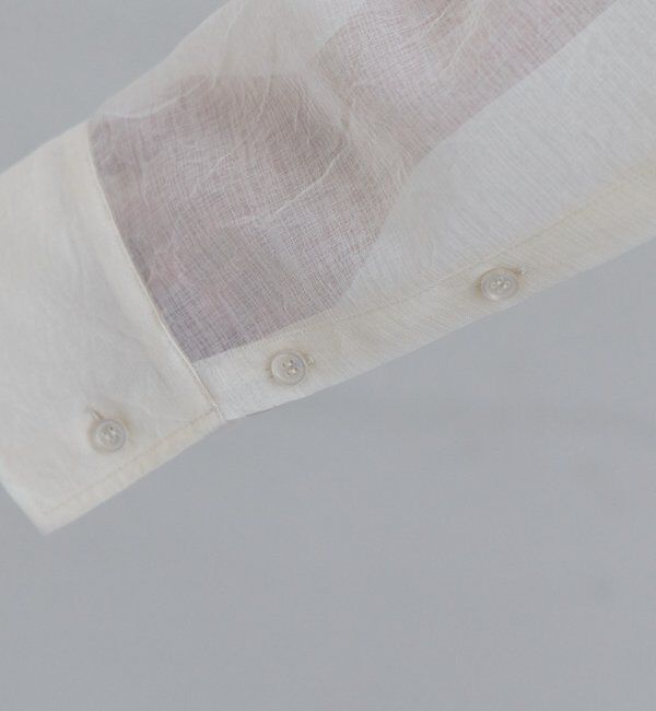  「【ウォッシャブル】シアースラブシャツ」|シャツ・ブラウス|