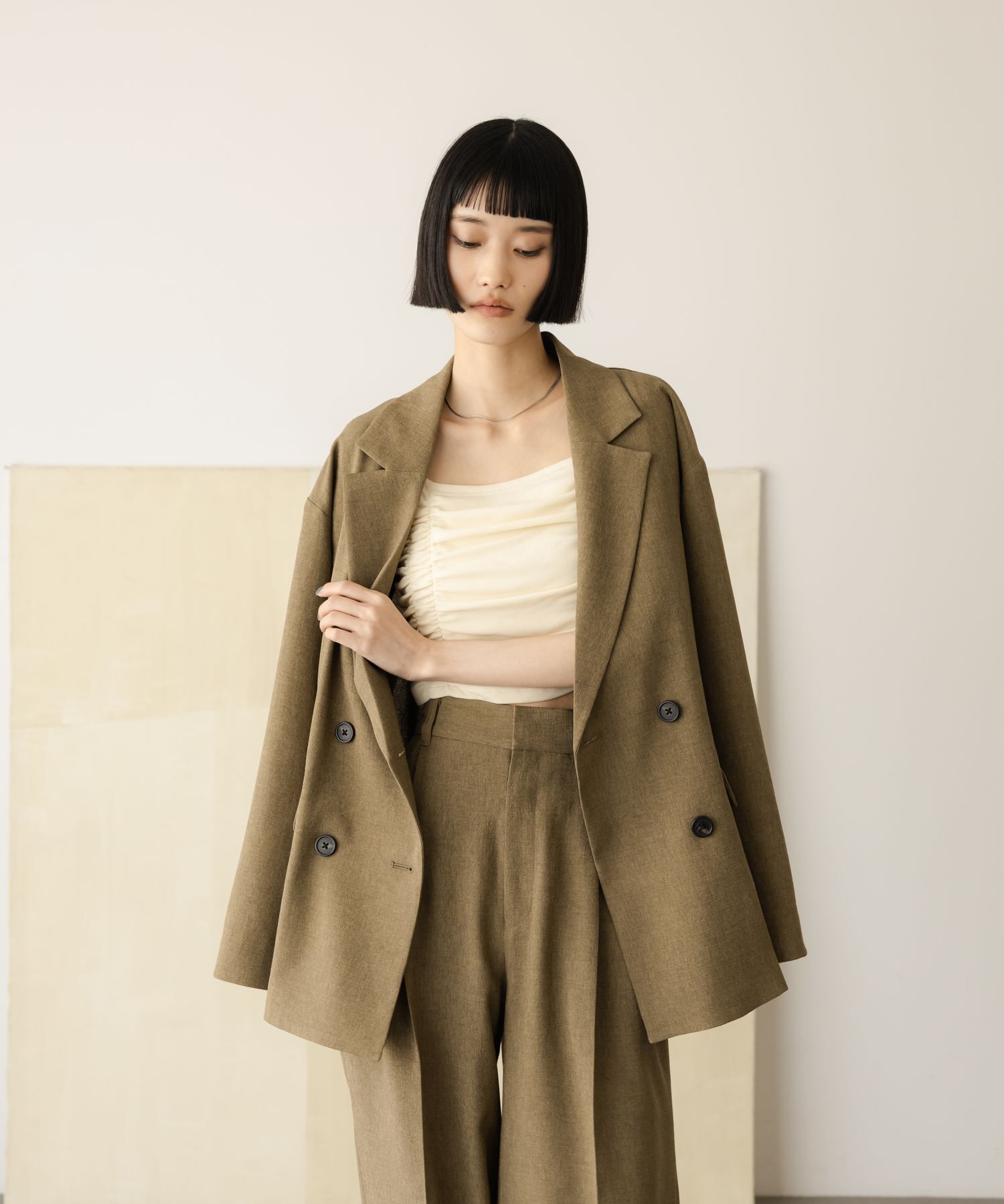 LOWRYS FARM「ホップサックダブルジャケット」|その他|BRN5