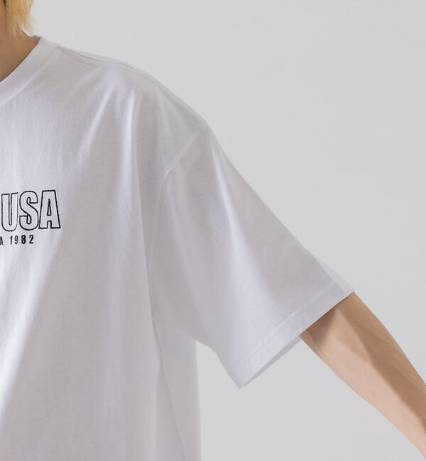 ABAHOUSE「【BADBOY / バッドボーイ】USA ロゴ パロディ Tシャツ」|Tシャツ・カットソー|