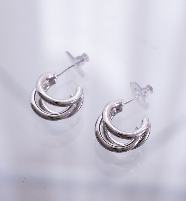 Rouge vif「【sauvage peau】メタルデザインピアス」|ピアス|