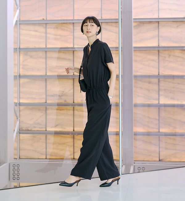 Rouge vif「【一部店舗 / WEB限定】Vネックレーヨンコンビネゾン / オールインワン /」|オールインワン|