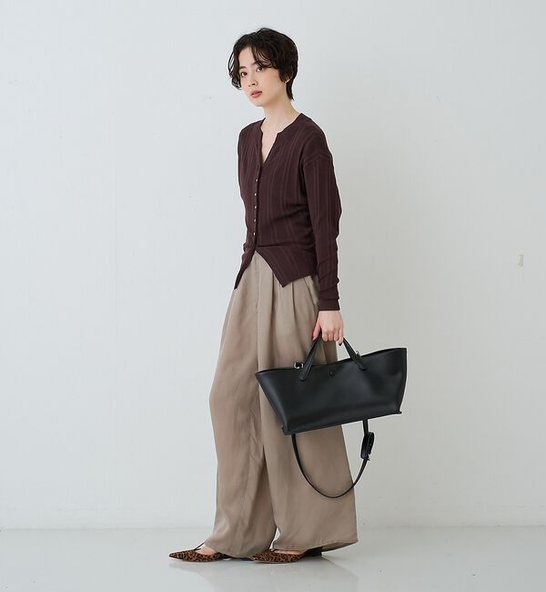 Rouge vif「【ARTESANOS / アルテサノス】ポーチ付レザートートショルダーバッグ【予」|トートバッグ|