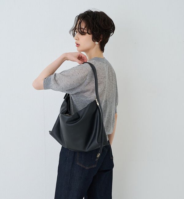 Rouge vif「【PUNTI. / プンティ】3WAYレザークラッチバッグ/ショルダー付き/GR」|ショルダー・メッセンジャー|