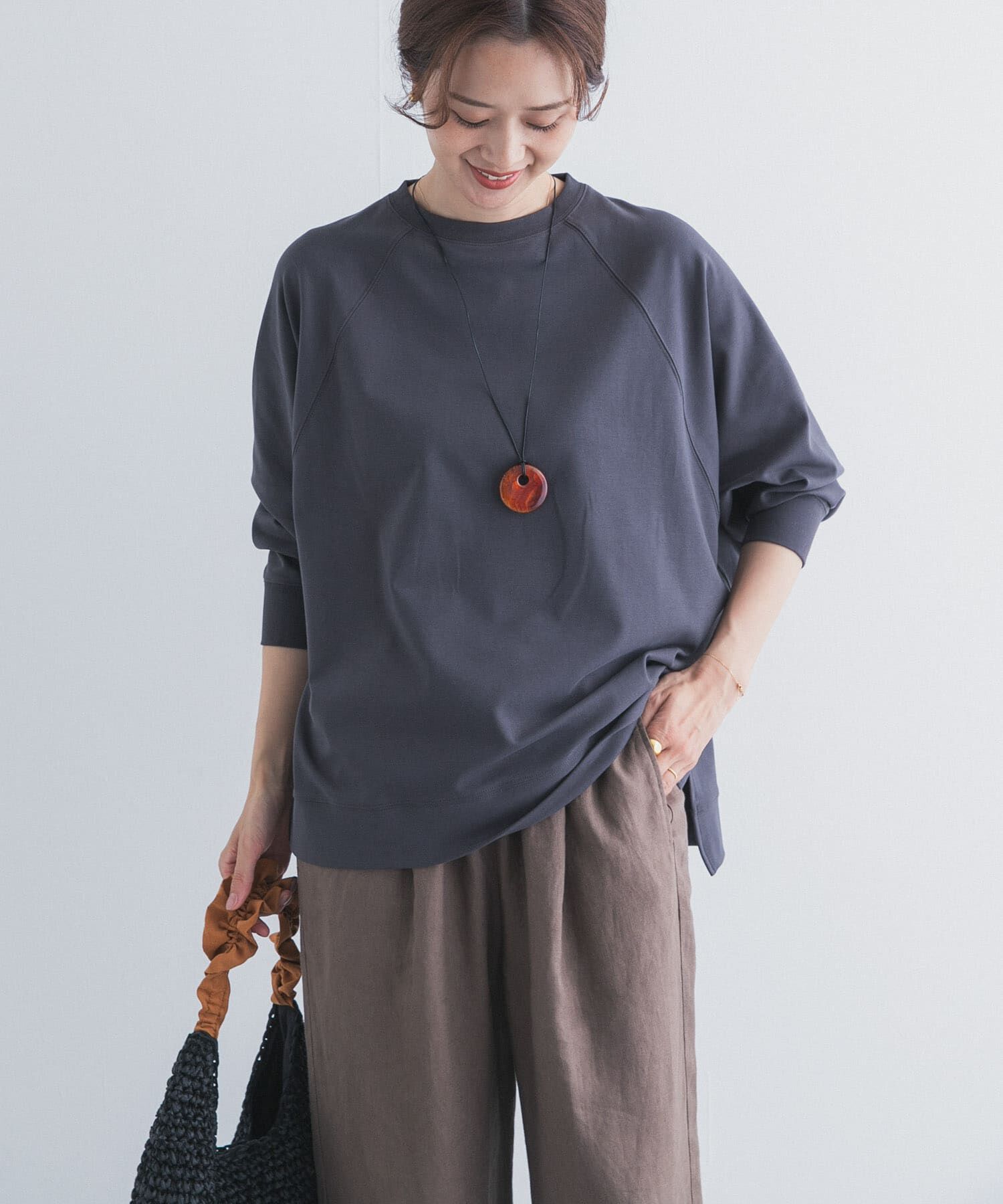URBAN RESEARCH DOORS「オーバーサイズドルマンプルオーバー」|Tシャツ・カットソー|