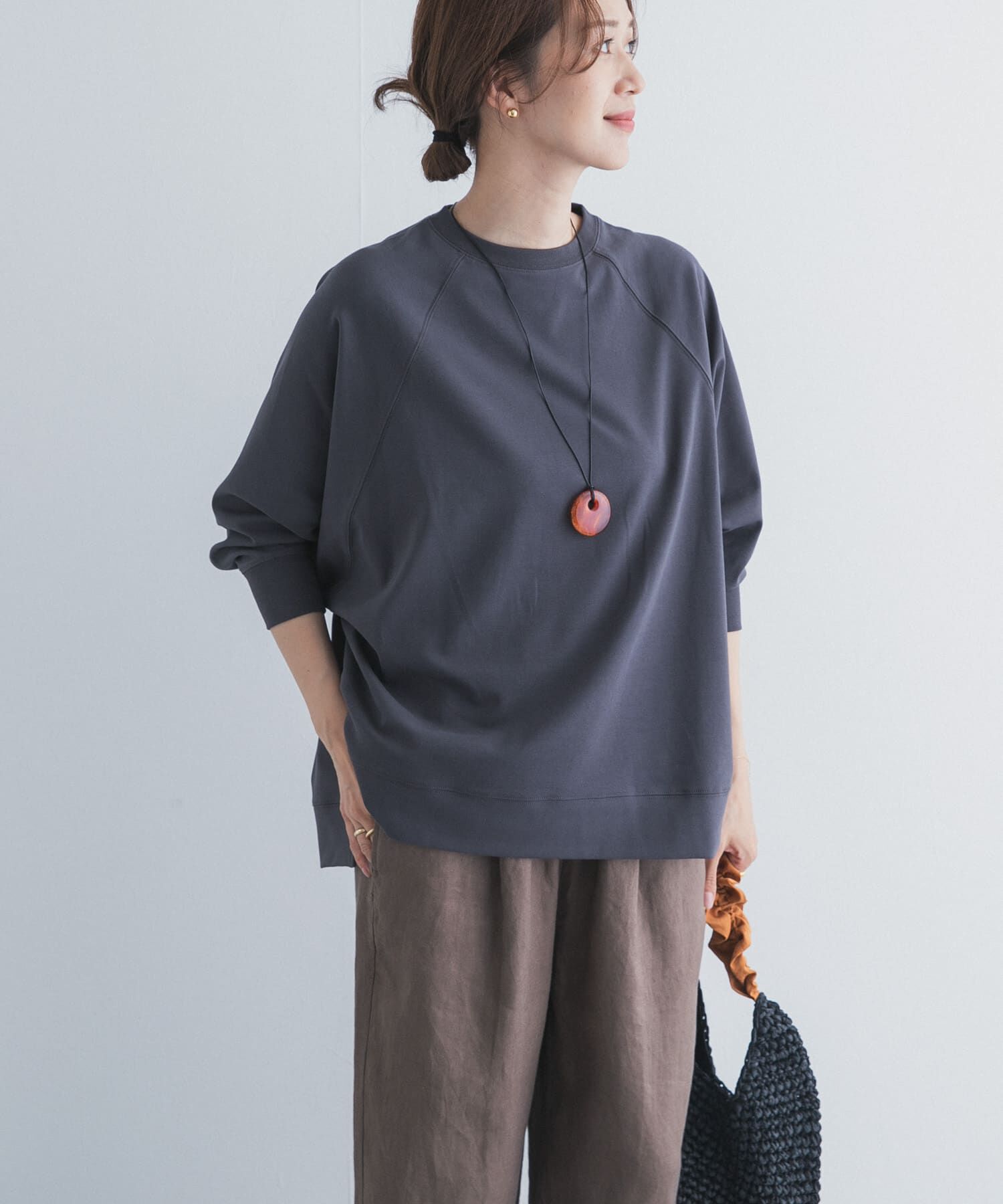 URBAN RESEARCH DOORS「オーバーサイズドルマンプルオーバー」|Tシャツ・カットソー|