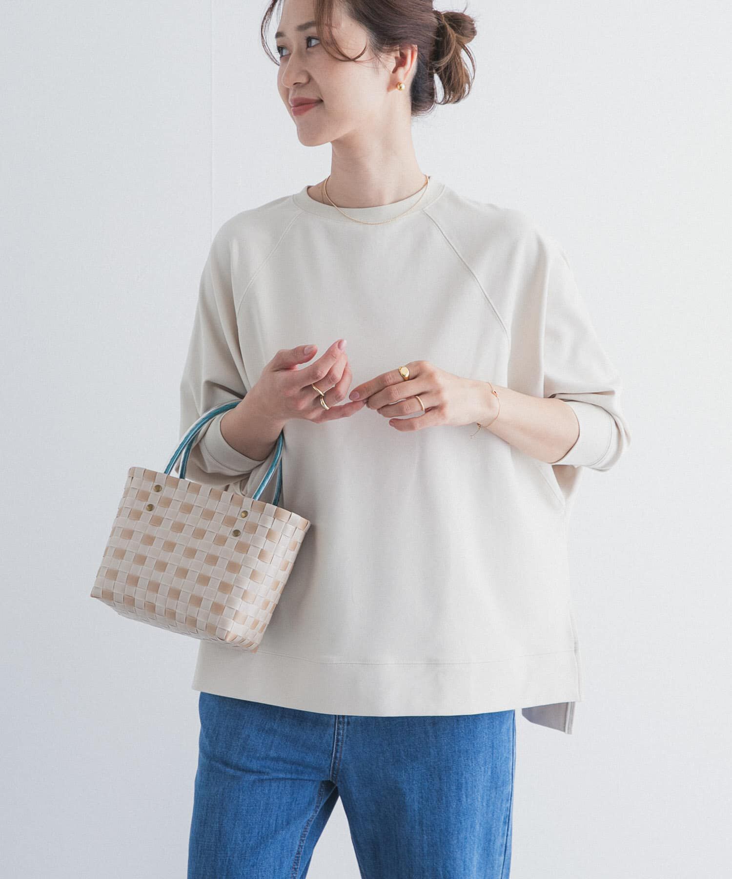 URBAN RESEARCH DOORS「オーバーサイズドルマンプルオーバー」|Tシャツ・カットソー|ナチュラル