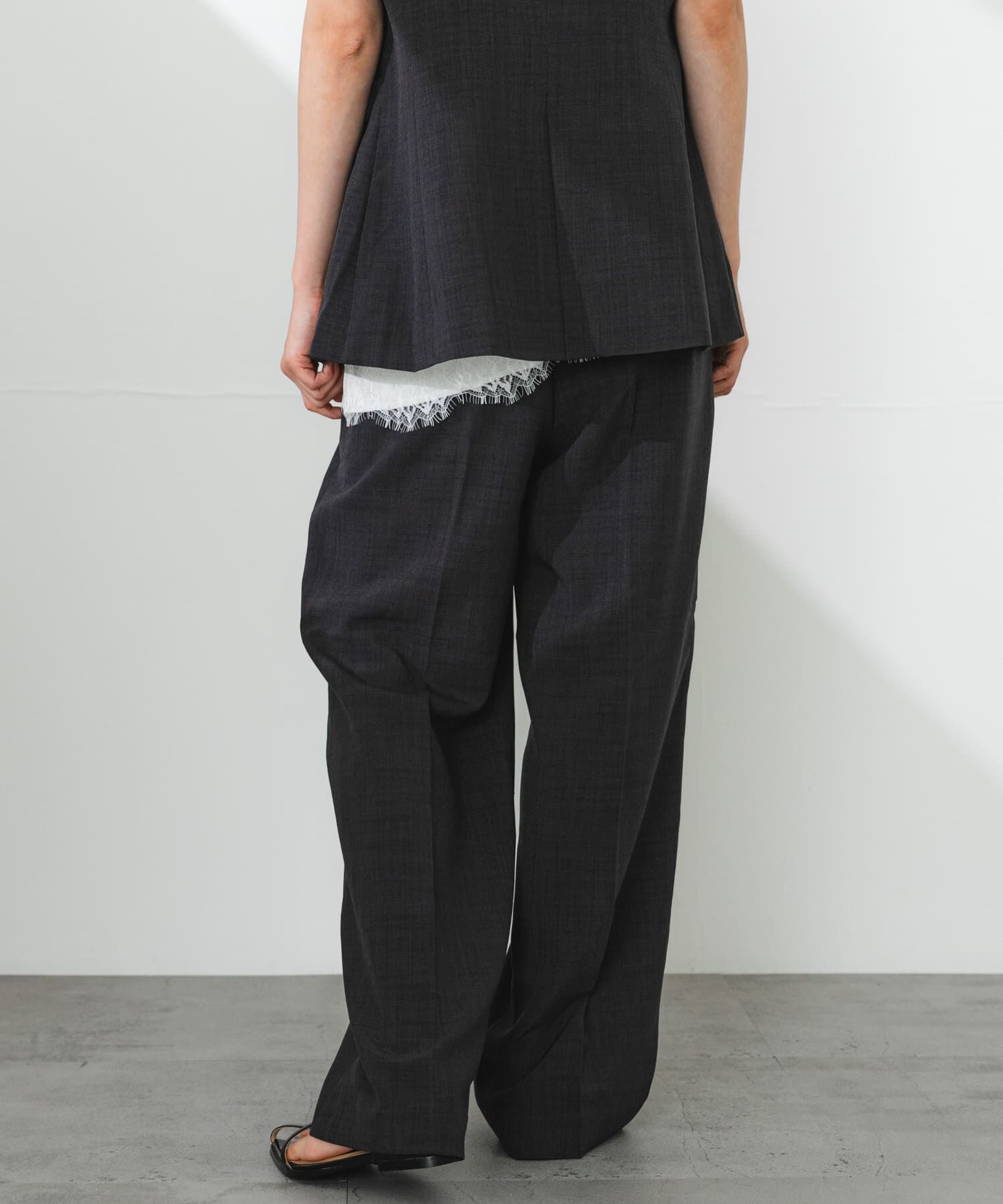 SENSE OF PLACE by URBAN RESEARCH「『UR TECH DRYLUXE』リネンライクワイドパンツ」|その他|