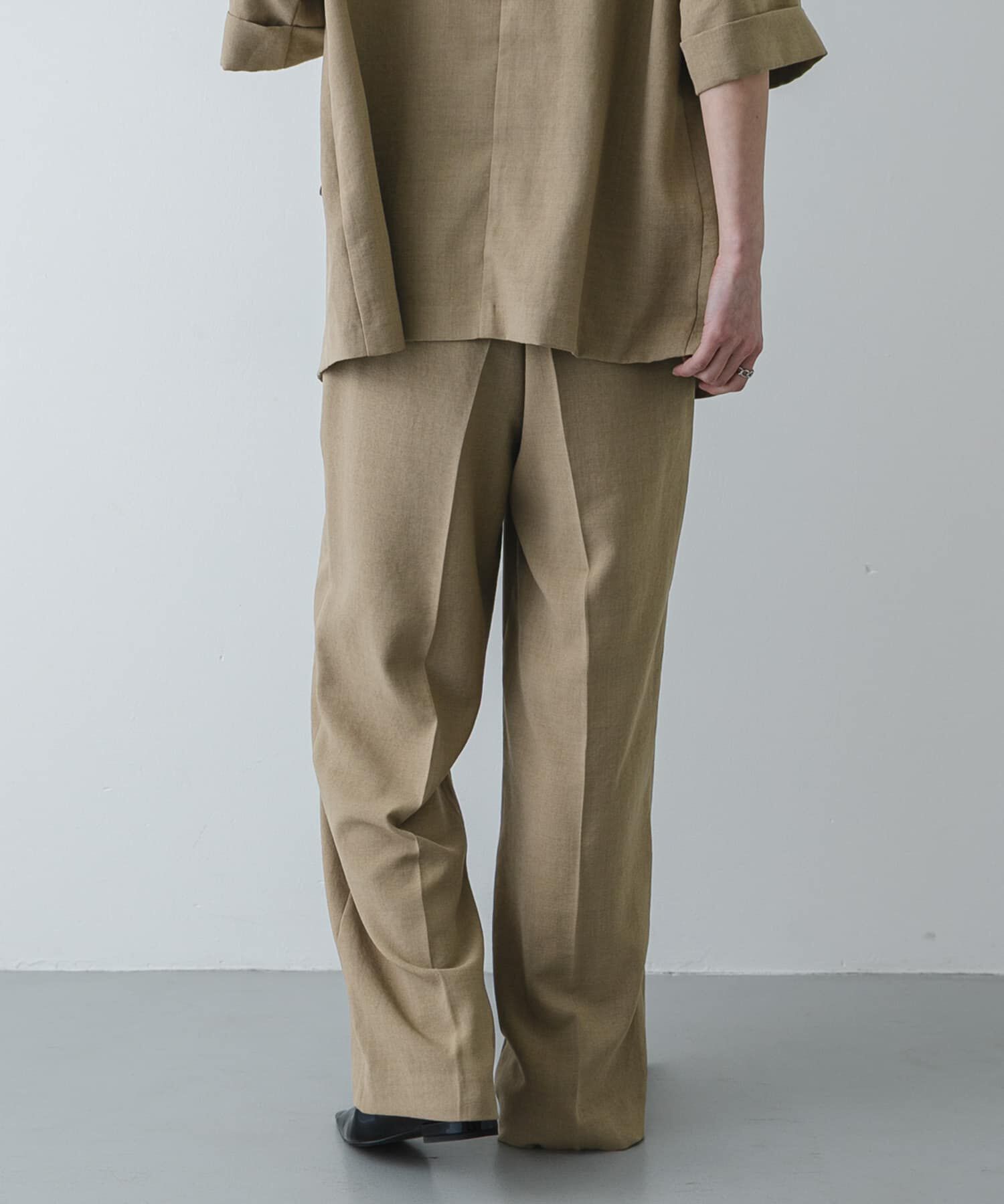 SENSE OF PLACE by URBAN RESEARCH「『UR TECH DRYLUXE』リネンライクワイドパンツ」|その他|