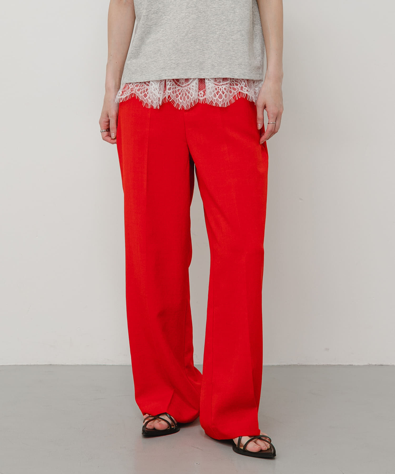 SENSE OF PLACE by URBAN RESEARCH「『UR TECH DRYLUXE』リネンライクワイドパンツ」|その他|