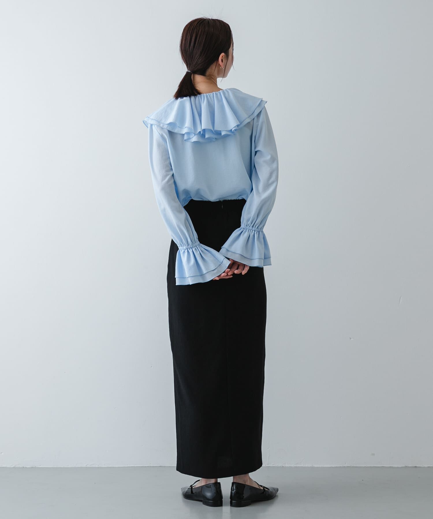 SENSE OF PLACE by URBAN RESEARCH「『UR TECH DRYLUXE』リネンライクスリットタイトスカート」|スカート|