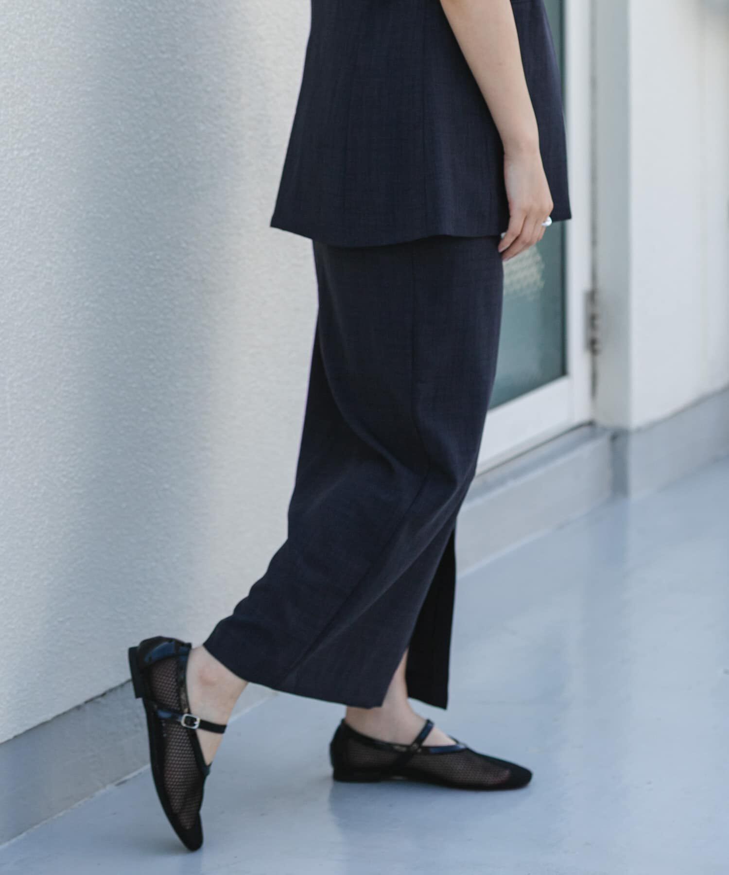 SENSE OF PLACE by URBAN RESEARCH「『UR TECH DRYLUXE』リネンライクスリットタイトスカート」|スカート|
