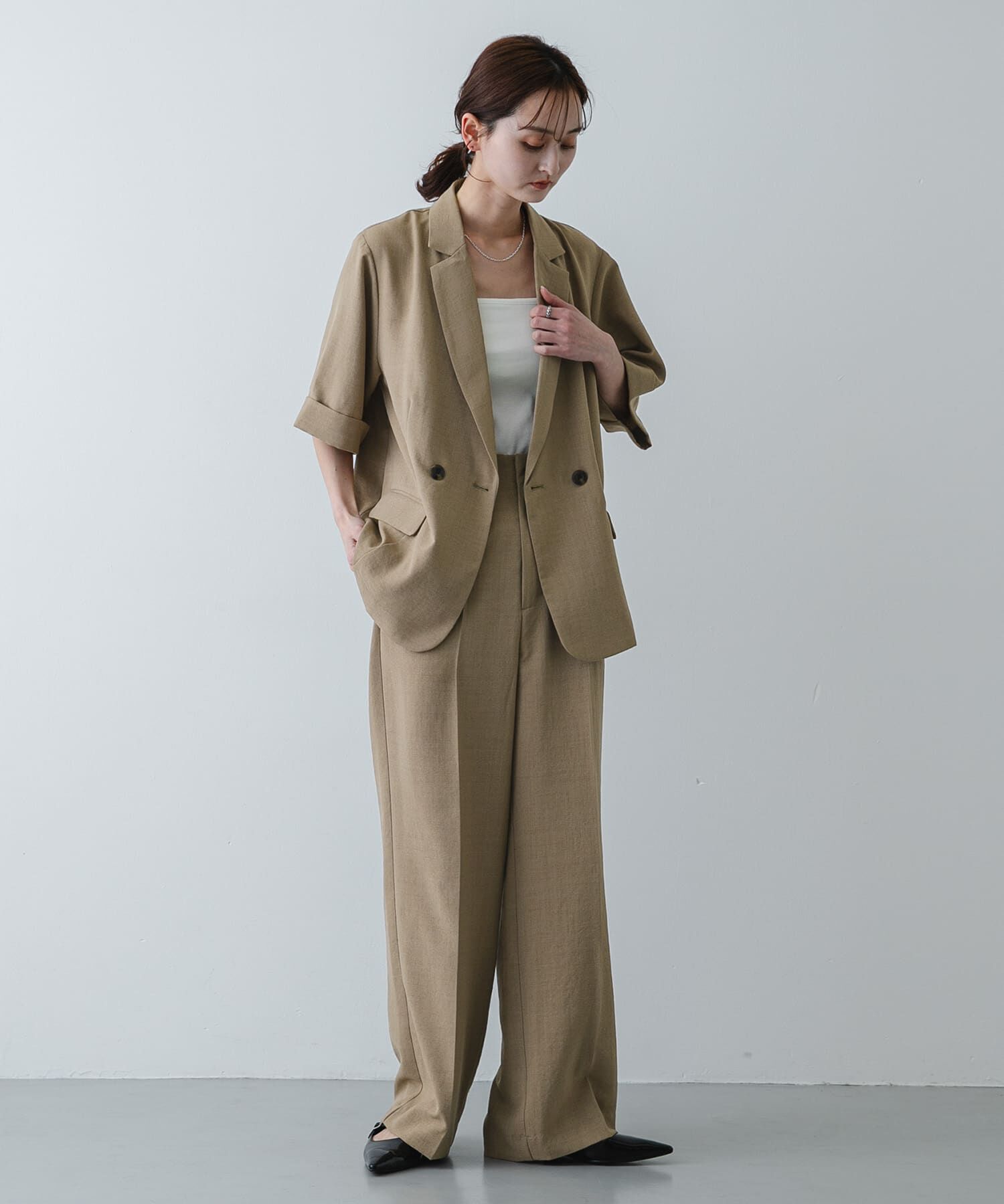 SENSE OF PLACE by URBAN RESEARCH「『一部WEB限定カラー』『UR TECH DRYLUXE』リネンライクジャケット」|その他|