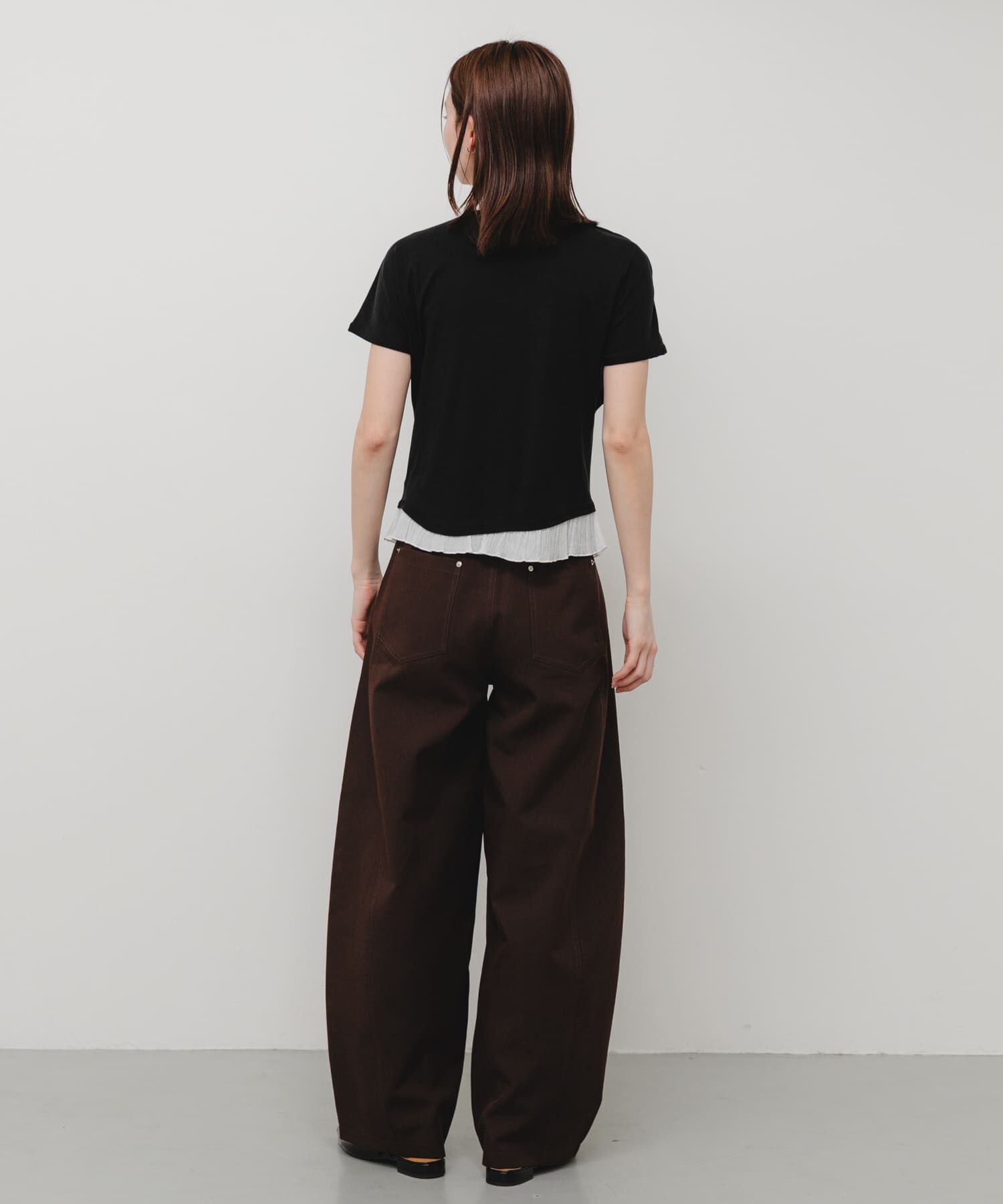 SENSE OF PLACE by URBAN RESEARCH「フリルドレープトップ」|Tシャツ・カットソー|