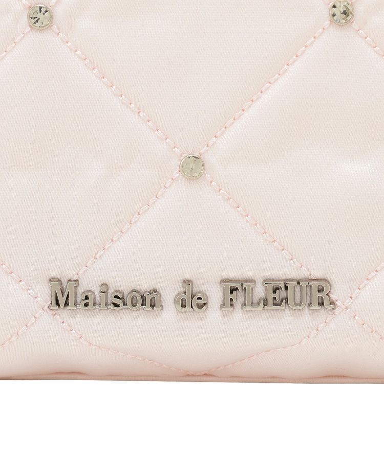 Maison de FLEUR「キルティングサテン2Wayトートバッグ」|トートバッグ|