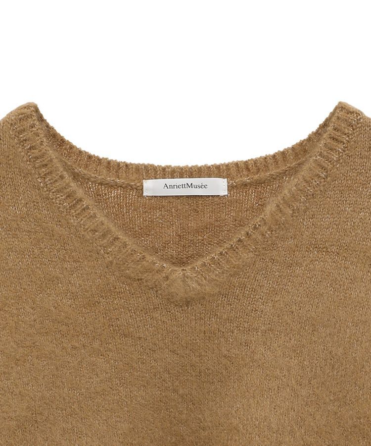 AnriettMusee「VネックニットTOPS」|ニット・セーター|